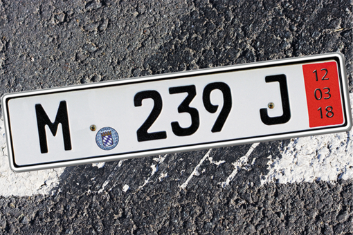 Export plate number