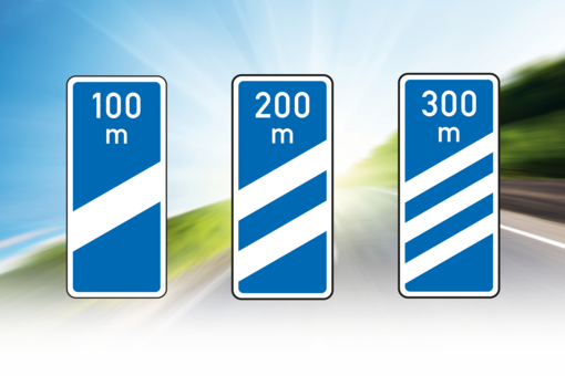 100m, 200m and 300m beacon on highways.